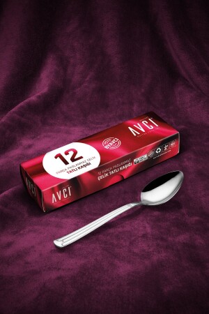 MNZ-Yakamoz 12 ملعقة حلوى YKZ-12TK - Avcı