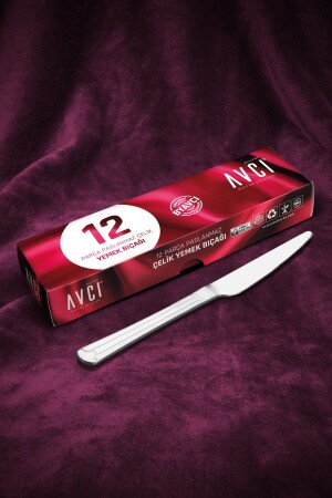 MNZ-Yakamoz 12 قطعة سكين تناول الطعام YKZ-12YB - Avcı