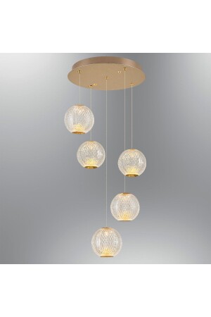 MNZ-Yellow 5-piece Mercury LED شمعة 4134-5A,03 - Özcan Aydınlatma