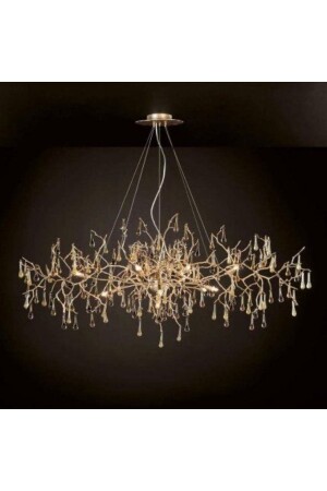 MNZ-Yellow النحاس الحديث الشنادل Serip 15102023 النحاس - VİSENTE HOME