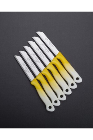 MNZ-Yellow Serrated Hit Pattern متجر سكين الفاكهة والخضروات SS06 - Solingen