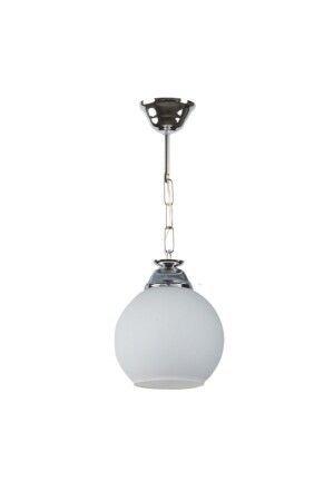 MNZ-Yonca عصرية الزجاج الأبيض الواحد الشنعة YONCATEKLİBEYAZ - Fer Avize