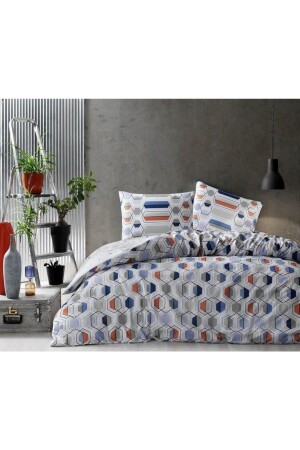 MNZ-Young Fashion Duvet Cover Set واحد Sanna Elastic 160 سم × 220 سم 76779 - Taç