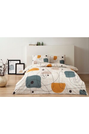 (MNZ-Young Fashion Duvet Cover Set) (إدنة خردلية واحدة (إدنة ماردال) - Taç