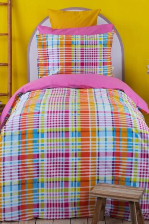 MNZ-Young Mannox Orange Single 100% Cotton Duvet Cover Set 200 - Karaca Home