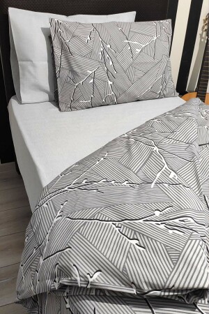 MNZ-Young Stripped Stripped Elastic Sheet Single Duvet Cover Set cndn-damarlınev-tk - CANDAN ÇEYİZ