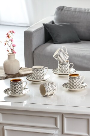 MNZ-Yx-06 Aldon 6-piece 12-piece Turkish Coffee Cup Set 2023ST05863 - Porsima