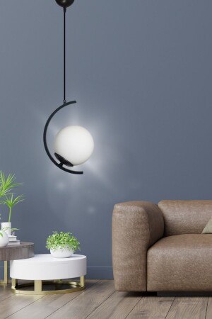 MNZ-Zaman 1 قطعة من الزجاج الأبيض الأصلي فاخر الشنارة - غرفة النوم - غرفة المعيشة - المطبخ - القاعة - Birsen Aydınlatma