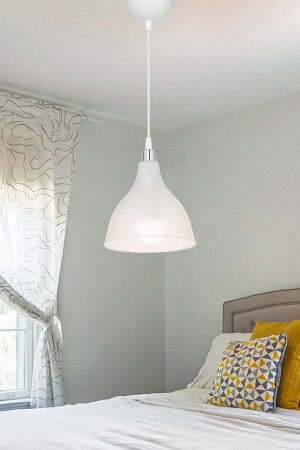 MNZ-Zano شفاف مصباح معلق واحد شمعة E516 - EvLight