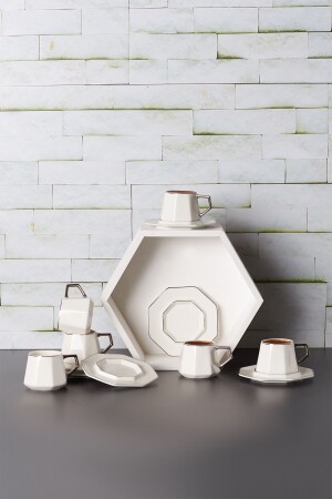 MNZ-Zeher كوب قهوة مجموعة 6 أشخاص 90 مل 153 03. 06. 1466 - Karaca