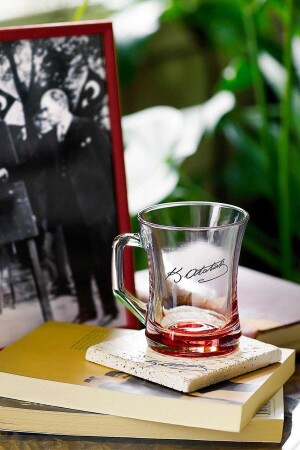 MNZ-Zen Plus Atatürk وقع على كأس قطعة واحدة - Lav