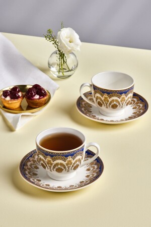 كوب الشاي الأزرق MNZ-Zen Set لشخصين 180 مل - Karaca