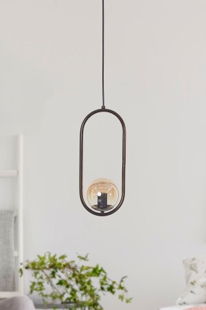 MNZ-Zenga جسم معدني واحد قديم العسل ملونة الزجاج تصميم فخمة مصباح معلق شمعة LZRNSRKT23 - Luzarana