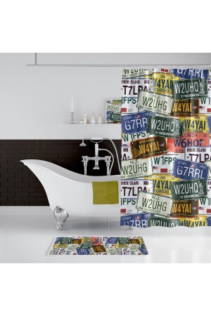 MNZ-Zethome Tropik الولايات المتحدة الأمريكية الحمام الحمام الحمام الستائر الجناح الواحد 1x180x200 BAPTROUSASTT - Zethome