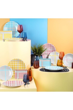 MNZ-Zeugma 18 قطعة طعام مجموعة 6 أشخاص 11345 ZG18Y643011345 - Kütahya Porselen