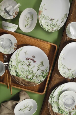 MNZ-Zeugma 34 قطعة إعداد الإفطار لـ 6 أشخاص 11703 ZG34KH42011703 - Kütahya Porselen