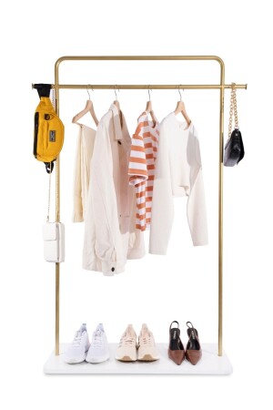 MNZ-Zeus المعدني قدم معلقة الملابس معلقة الذهب الملابس معلقة الملابس معلقة - VegaDekor