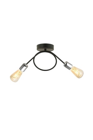 MNZ-Zeyrekler 2 Piece Black Chrome Floor Lamp شمعة 3126 02 0103 08 00 - Taşcan Aydınlatma