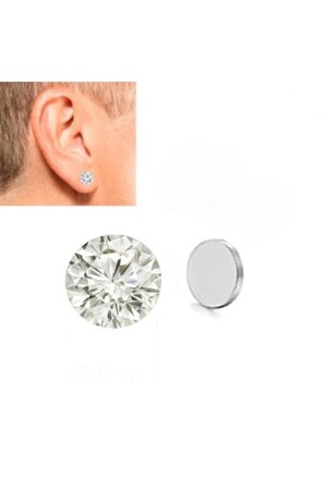 MNZ-Zircon مغناطيس حجر الأقراط للرجال زوج من المجوهرات الملحقات P24 T5 P499222853 - idolavm