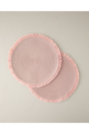 MNZ-Zola Polypropylene 2-piece Placemat الوردي - English Home