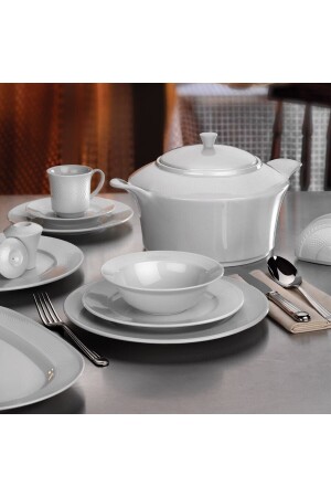 MNZ-Zümrüt 83 قطعة عشاء مجموعة ZUM83YT - Kütahya Porselen