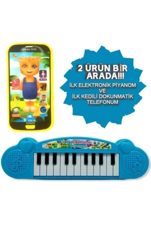 Mobiltelefon, türkische Musik, Tierstimme, Berührung und Klavier, blaue Orgel, gelbes Telefon - 3