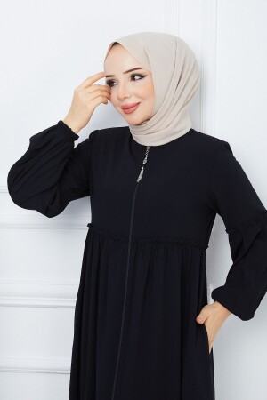 Moda Esre Mode Hijab Kleidung Medina Seide geraffte Abaya - 1