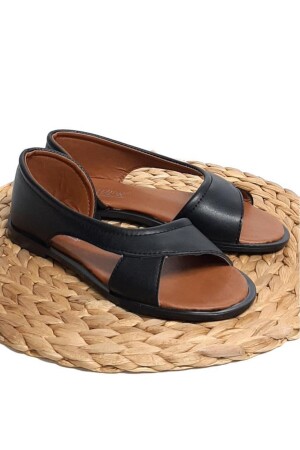 Modafrato Pwr Açık Kadın Sandalet Yazlık Ayakkabı Babet - 5