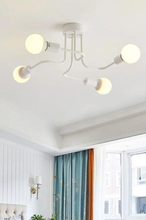 غرفة المعيشة - المطبخ - غرفة النوم أربعة أضعاف ذراع البرتقال المُحلقة أربعة أضعاف الشنارة البيضاء - Modavize