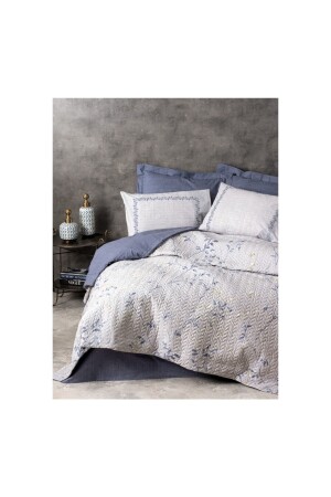Mode Line Çift Kişilik Complete Set Nitsa Lacivert DÖRT-MEVSİM-ÇİFT-NİTSA-LACİVERT - Cotton Box