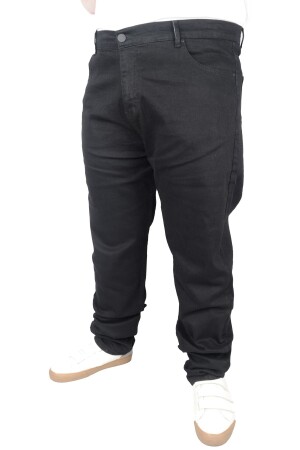 Mode XL Große Größe Herrenhose Jeans Schwarz 21920 Schwarz - 1