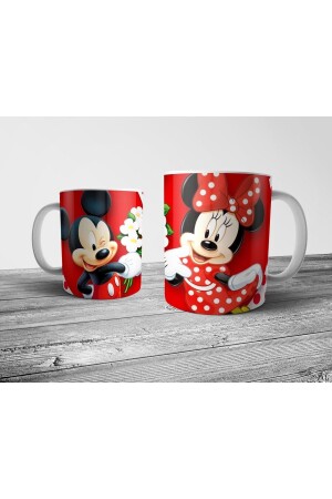 Model 4 Mickey Minnie Kupa Bardak PIXKUPMIMI4 - 1