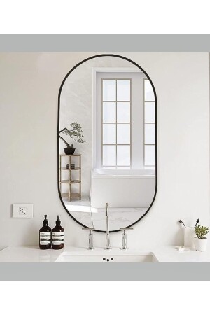 Model Alfa Dekoratif Ayna Duvar Aynası Konsol Aynası Mdf Elips Ayna - 1