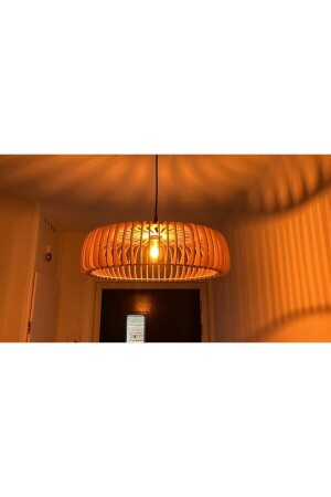 MNZ-Modern Wood Arven Chandelier مصباح معلق روستيك مصباح صانع غرفة المعيشة مصباح صانع - Ferisa Home