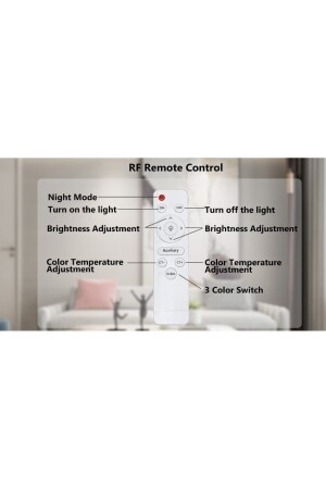 Modern Concept Tasarım La Spezia Led Avize Eskitme Gold Kumandalı Avize Sarkıt 3 Renk fico0966 - 5