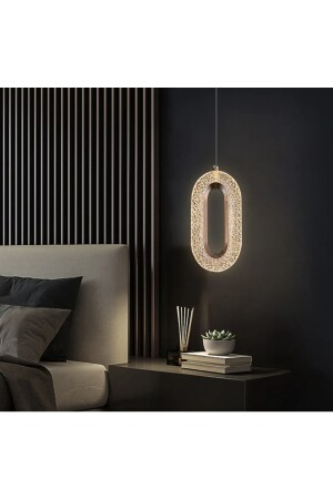 Modern Elegance Luxury Crystal Tekli Sarkıt Led Avize Gold Sarı Kademeli 3 Renk burenze1099 - 7