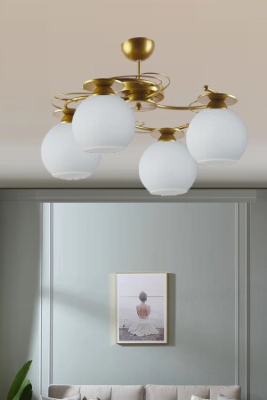 MNZ-Modern Ilay قديم الذهب رسوم 3/4 زجاجية الشنارة UÇ239ARR - Uçar