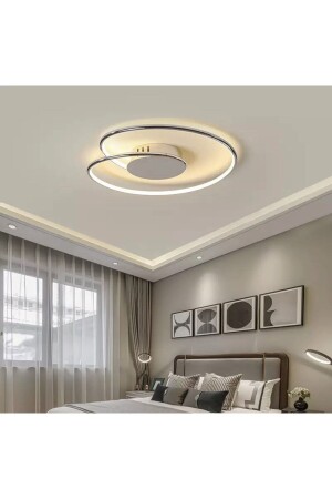 Modern Luxury Plafonyer Tavan Led Avize Krom Büyük Boy Ledli Avize burenze974 - 2