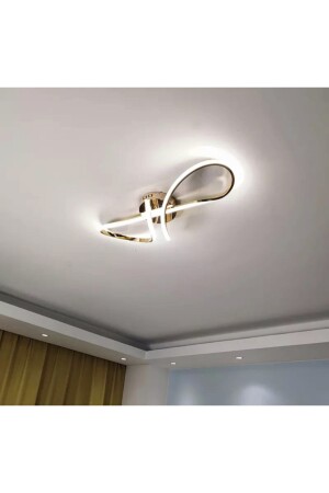 Modern Luxury Tasarım Plafonyer Led Avize Gold Sarı burenze1005 - 4