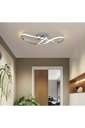 Modern Luxury Tasarım Plafonyer Led Avize Krom burenze1005 - 4