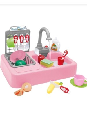 Modern Mutfak Lavabo Oyuncağı Pembe Rengi - 1