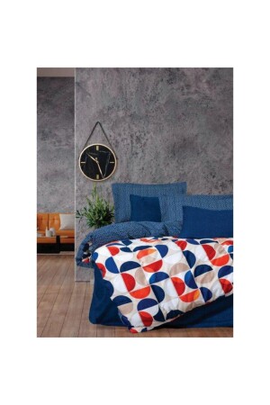 MNZ-Modern Ranforce Single Duvet Cover مستقيم - Cotton Box