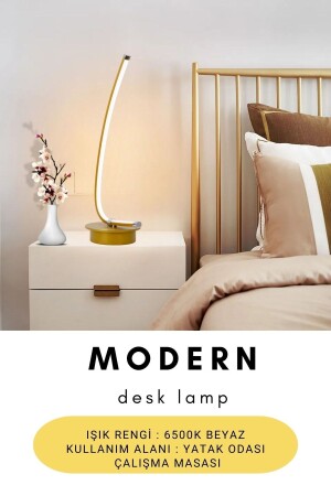 Modern Tasarım Ledli Abajur Ve Masa Lambası ABJ-04 - 2