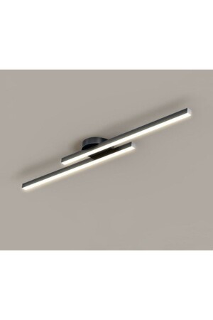 MNZ-Modern Ceiling Corridor Lighting Rod Led Black Daylight خطي الشنابل الضوئية الثنائية المزدوجة الخطية - Genel Markalar