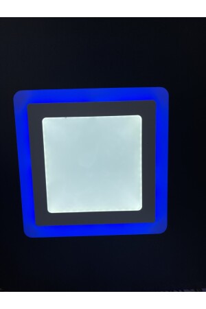 Modern Tavana Sıfır Led Panel Avize Kare Çift Renk Kullanım Gün Işığı Ve Parlement Mavi fico0221 - 4