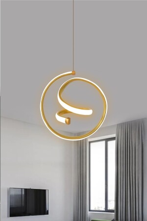 Moderne Einzel-Pendelleuchte, LED-Kronleuchter, Eingang, Zimmer, Helezon, Tageslicht-LED-Kronleuchter, Helizon - 6