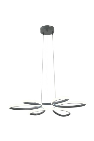 Moderne geräucherte Flora-Hängelampe, weißes Licht, Wohnzimmer, Küche, LED-Kronleuchter - 3