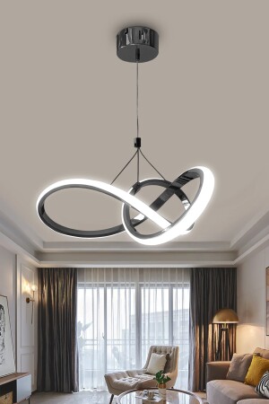 Moderne Pendelleuchte, LED-Kronleuchter, weißes Licht, LED-Kronleuchter, Kardelen - 4