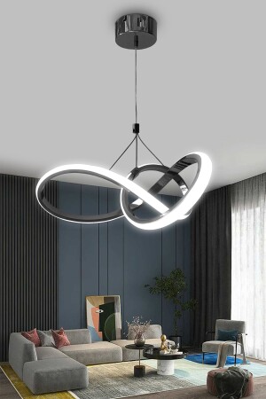 Moderne Pendelleuchte, LED-Kronleuchter, weißes Licht, LED-Kronleuchter, Kardelen - 5