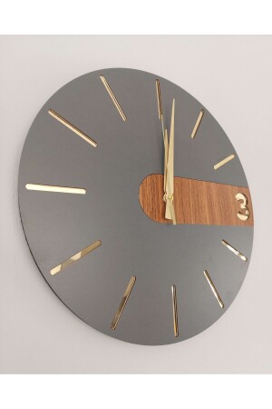 Moderne, stilvolle, rustikale VIP-Wanduhr mit dekorativen Schichten, 40 cm - 2